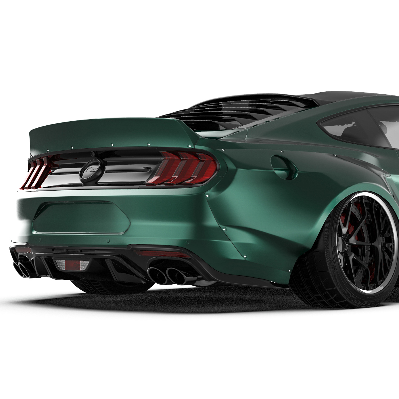 2018-2019 Ford Mustang Clinched Wide Body Kit
